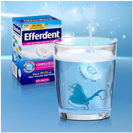 Efferdent Anti-Bacterial Denture Cleanser-126 Count - Image 5