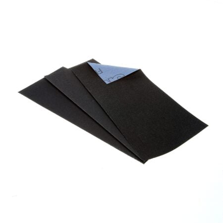 3M Emery Cloth Sandpaper, For Sanding Metal Surfaces, 3 Sheets, 3.67-in x 9-in, Assorted G - Image 5