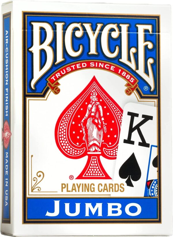 Springbok Bicycle Poker Size Jumbo Index Playing Cards (Colors May Vary)