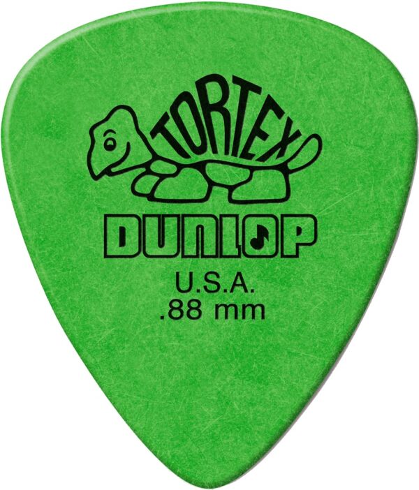 JIM DUNLOP Standard .88mm Green Guitar Pick, 12 Pack - Image 3