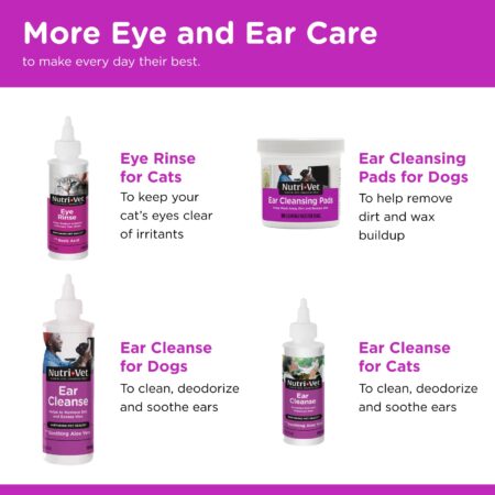 Nutri-Vet Eye Rinse for Dogs - Gentle Formula to Soothe Irritated Eyes and Prevent Tear St - Image 6