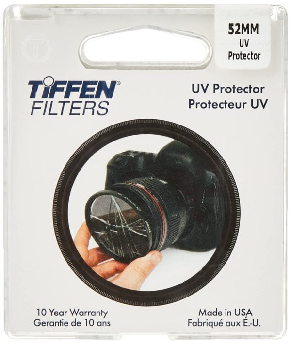 Tiffen 52UVP 52mm UV Protection Filter,black, 2.04"L x 2.04"W - Image 2