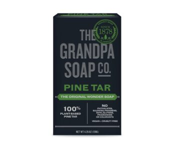 The Grandpa Soap Company Pine Tar Bar Soap The Original Wonder Soap | 3-in-1 Cleanser, Deo