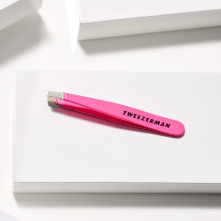 Tweezerman Mini Slant Tweezer - Tweezers for Eyebrows, Travel Tweezers for Eyebrows, Facia - Image 5