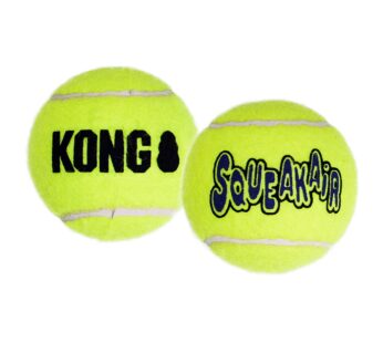 KONG – Squeakair Balls – Dog Toy Premium Squeak Tennis Balls, Gentle on Teethls – For X-Sm