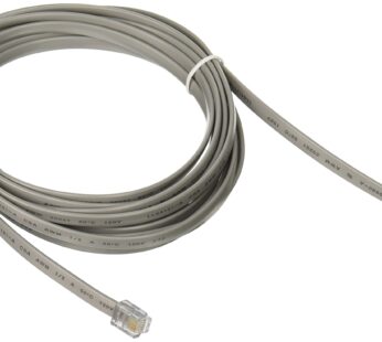 C2G 09600 RJ12 6P6C Straight Modular Cable, Ethernet Network Cable, 14 Feet (4.26 Meters),