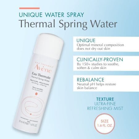 Eau Thermale Av?ne Thermal Spring Water, Soothing Calming Facial Mist Spray for Sensitive - Image 2