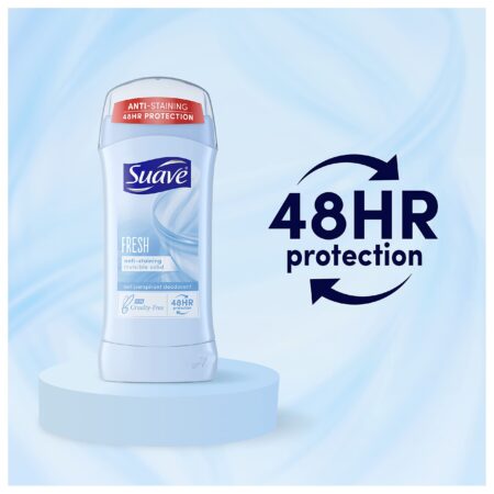Suave Antiperspirant Deodorant 24-hour Odor and Wetness Protection Shower Fresh Deodorant - Image 2