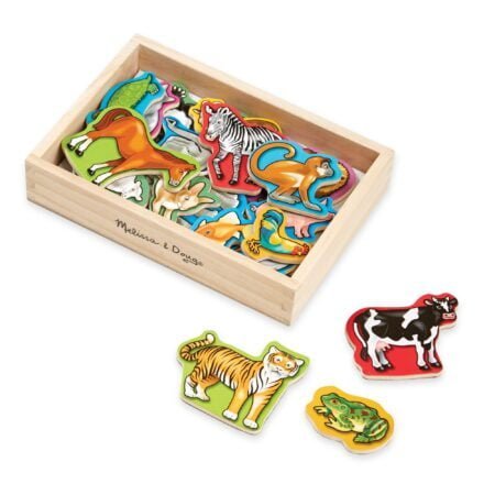 Melissa & Doug 20 Wooden Animal Magnets in a Box - FSC Certified - Image 5