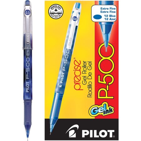 Pilot, Precise P-500 Gel Ink Rolling Ball Stick Pens, Marbled Barrel, Extra Fine Point 0.5 - Image 4