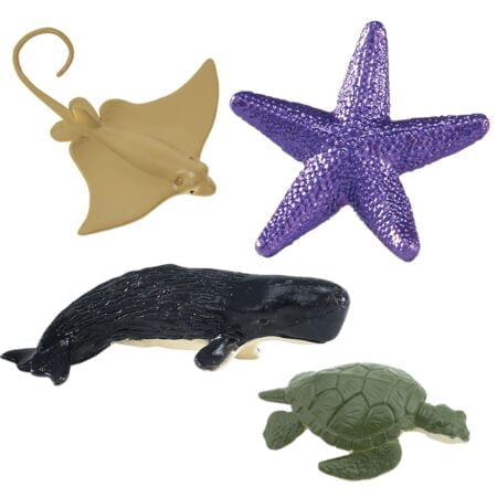 Safari Ltd. Ocean TOOB - 12 Mini Figurines: Sea Lion, Eagle Ray, Starfish, Turtle, Penguin - Image 5