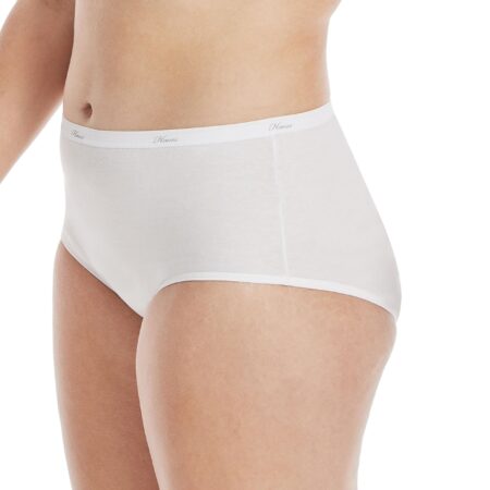 Hanes Womens High-waisted Panties, 6-pack, Moisture-wicking Cotton (Colors May Vary) Brief - Image 3