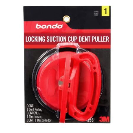 Bondo Double-Handle Locking Suction Cup Dent Puller, 00956, 1 Per Pack