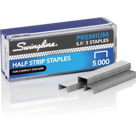 Swingline Staples, S.F. 3, Premium for Desktop Staplers, 1/4" Length, 105/Strip, 5000/Box, - Image 3