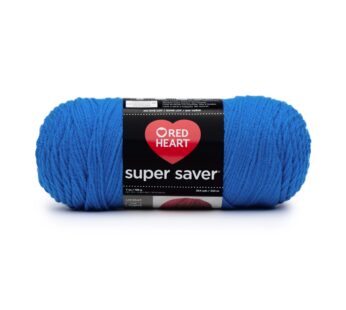 RED HEART E300.0886 Super Saver Yarn, Blue