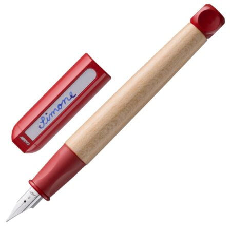 LAMY abc red - child-friendly Fountain Pen for writing beginners with ergonomic grip & pol