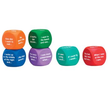 Learning Resources Writing Prompt Cubes