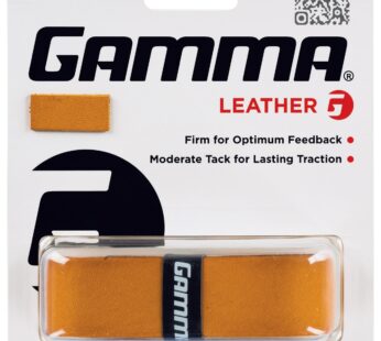 Gamma Sports Tennis Racquet Leather Replacement Grip