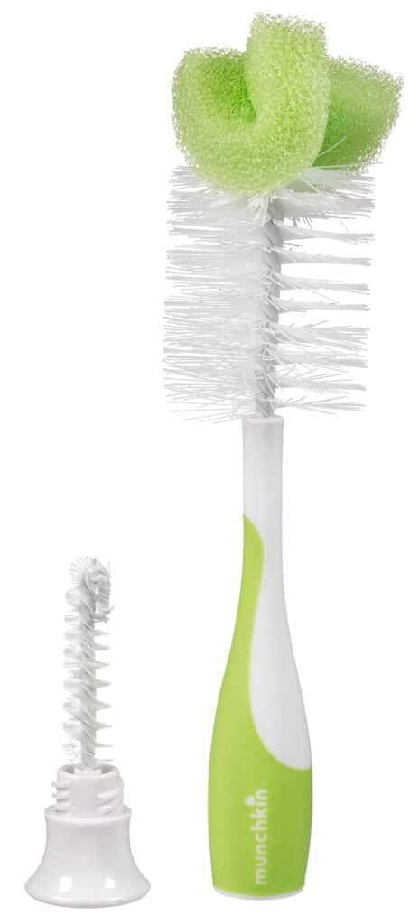 Munchkin Bottle and Nipple Brush, Colors May Vary