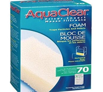 Aqua Clear 70 Foam, White (A618)