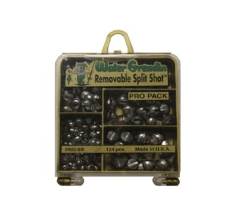 Water Gremlin Company Removable Split Shot Pro Pack, 48ea/BB, 36ea/3/0, 16ea/7, 12ea/5, 12