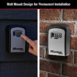 Master Lock Set Your Own Combination Wall Mount Lock Box, 5 Key Capacity, Black, 5401D - Image 3