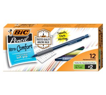 BIC Xtra Comfort Mechanical Pencils, Medium Point (0.7mm), Soft Grip For Comfort and Added