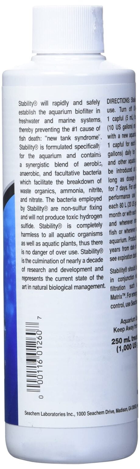 Seachem Stability - For Freshwater and Marine Aquariums 250ml - Image 2