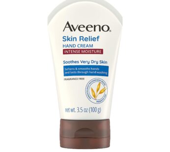 Aveeno Skin Relief Intense Moisture Hand Cream with Soothing Prebiotic Oat for Dry Skin, S