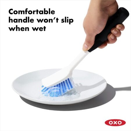 OXO Good Grips Dish Brush, White/Black, 1EA - Image 2