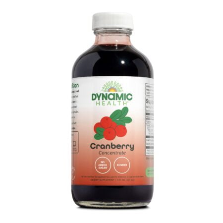 Dynamic Health Pure Cranberry Juice Concentrate, Unsweetened, Natural Antioxidant Support,