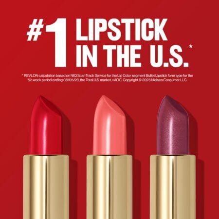 Revlon Lipstick, Super Lustrous Lipstick, Creamy Formula For Soft, Fuller-Looking Lips, Moisturized Feel in Berries, Rum Raisin (535) 0.15 oz - Image 4