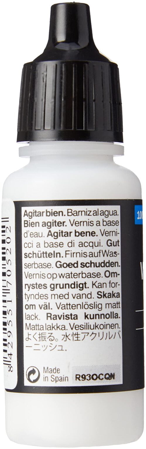 Vallejo Matt Model Color Acrylic Varnish, 17ml - Image 3