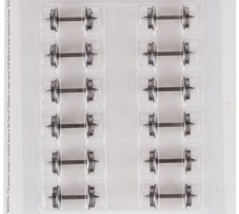 Bachmann Trains 36″ FLAT BACK WHEEL SETS (12 per card) – HO Scale