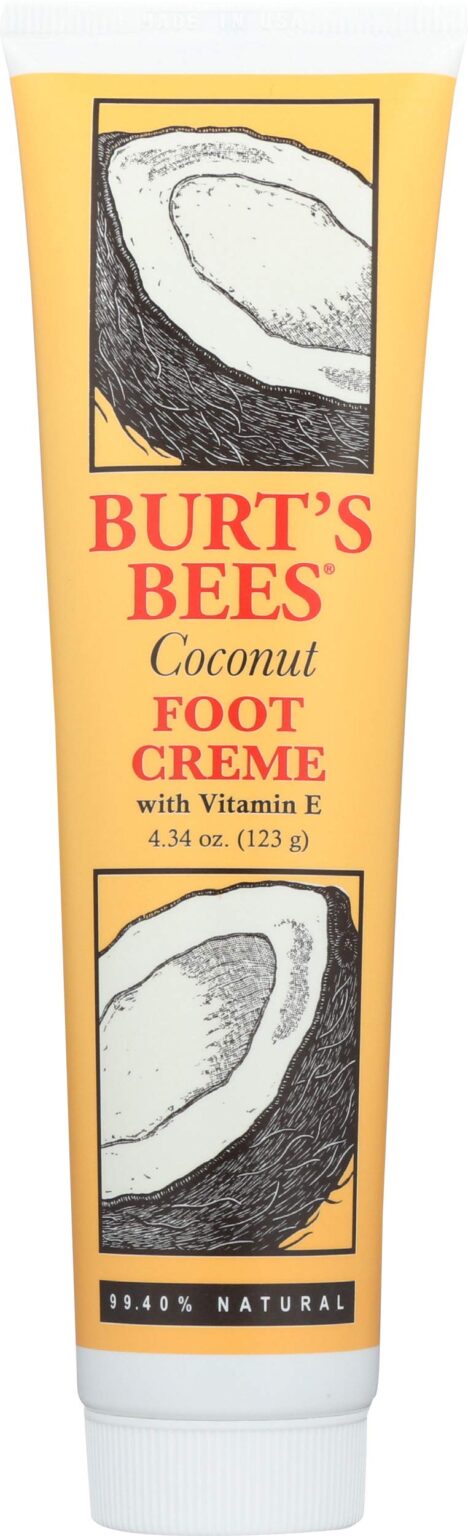 Burt's Bees Foot Creme, Coconut, 4.34 Ounce