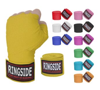 Ringside Mexican Style Boxing Hand Wraps (Pair), Gold , 180″