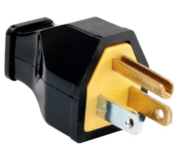 Legrand Pass & Seymour SA399BKCC10 Residential Straight Blade Plug 15-Amp 125-volt Two Pol