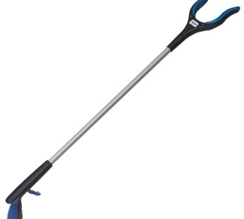 Ettore Grip’n Grab: Multi-Purpose Reach Tool with Rotating Rubber Grip Head, Blue