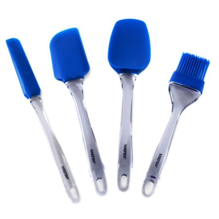 Norpro Silicone Jar/Icing Spatula, Blue, 10.5in/26.5cm, As Shown - Image 4