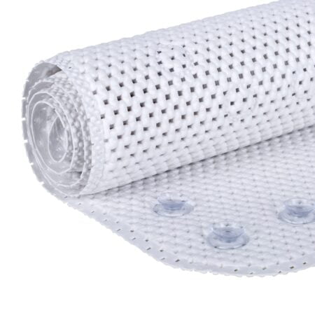 Duck Brand Softex Bath Mat for Tubs, Machine Washable, 17 x 36 Inches, White, Skid Resista - Image 2