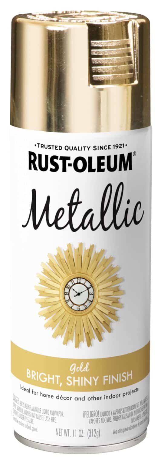 Rust-Oleum 340647 Specialty Metallic Spray, 11 oz, Gold