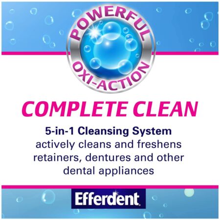 Efferdent Anti-Bacterial Denture Cleanser-126 Count - Image 3