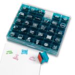 Learning Resources Jumbo Illustrated Teacher Stamps, Set of 30, Ages 3+, Messages Stamps f - Image 2