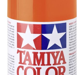 Tamiya 86007 PS-7 Orange Spray Paint, 100ml Spray Can