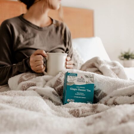 Earth Mama Organic Ginger Nausea? Tea | Comforts Occasional Nausea + Morning Sickness, 16 - Image 7