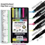G.T. Luscombe Company, Inc. Zebrite Bible Marking Kit | No Bleed Pigmented Ink | No Fading - Image 5