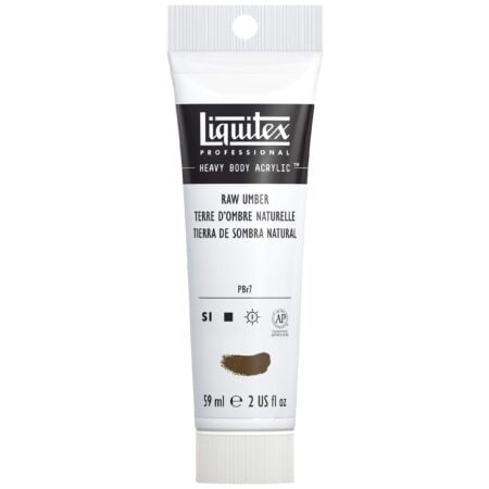 Liquitex Professional Heavy Body Acrylic Paint, 2-oz (59ml) Tube, Raw Umber