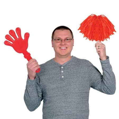 Beistle Red Giant Hand Clapper - Image 2