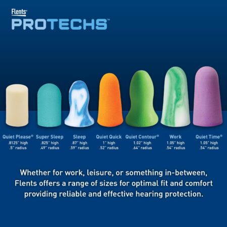 Flents Foam Ear Plugs, 50 Pair for Sleeping, Snoring, Loud Noise, Traveling, Concerts, Con - Image 7