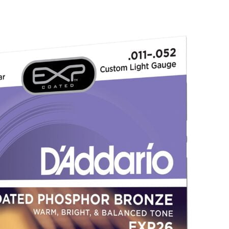 D?Addario EXP26 Coated Phosphor Bronze Acoustic Guitar Strings, Light, 11-52 ? Offers a Wa - Image 4